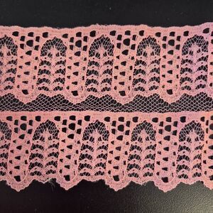 Lace, Vintage Pink 3.25" wide x 1 yd
